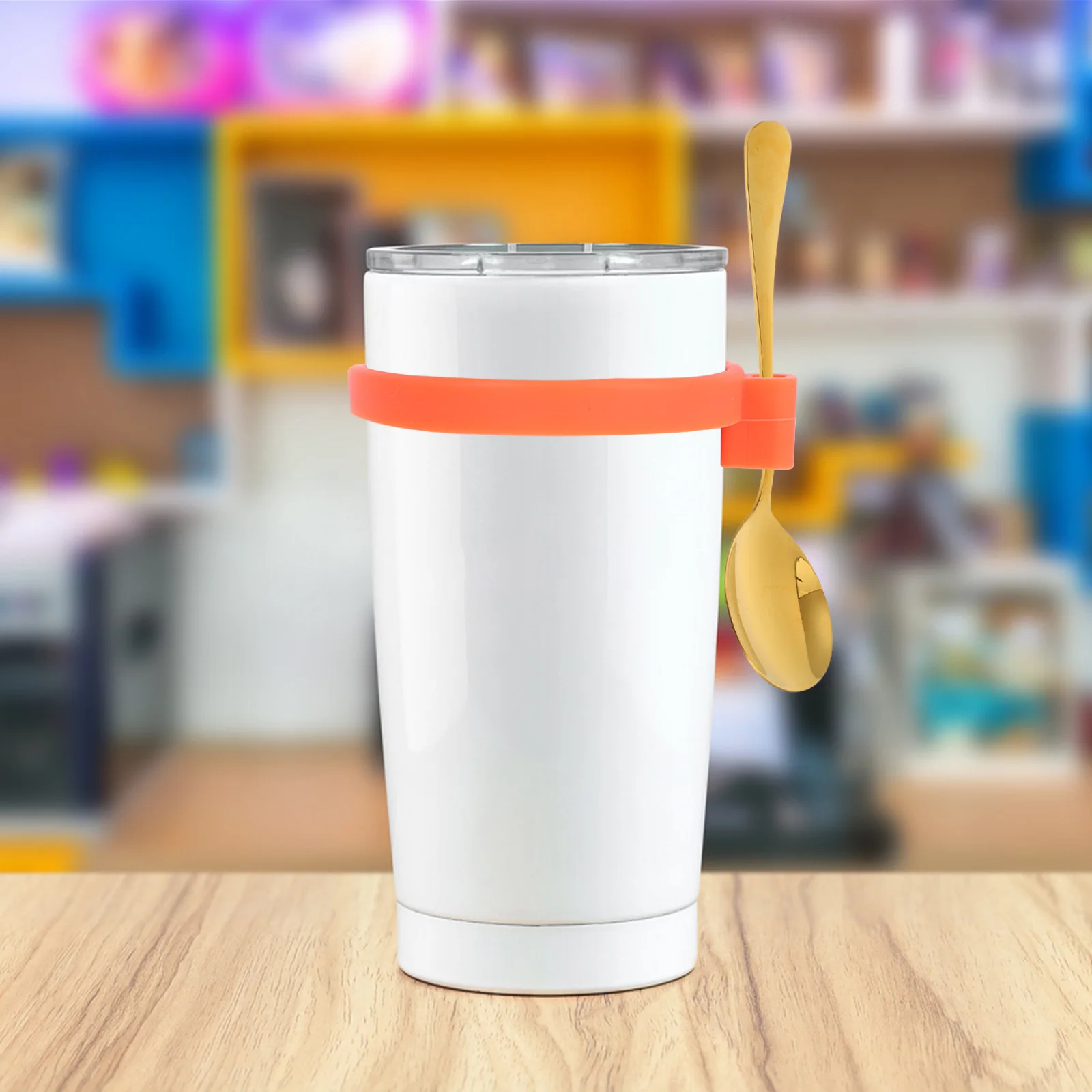 Soporte para cuchara de silicona, accesorio para tarro, contenedor hermético antideslizante, accesorios, organizador de almacenamiento de utensilios de cocina, 12 Uds.