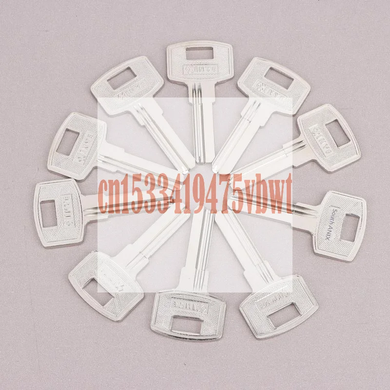 10 PCS/BATCH Popular FAV1D Baili Dual Slot Blank Key; Excellent Quality Key Material/Key Blank