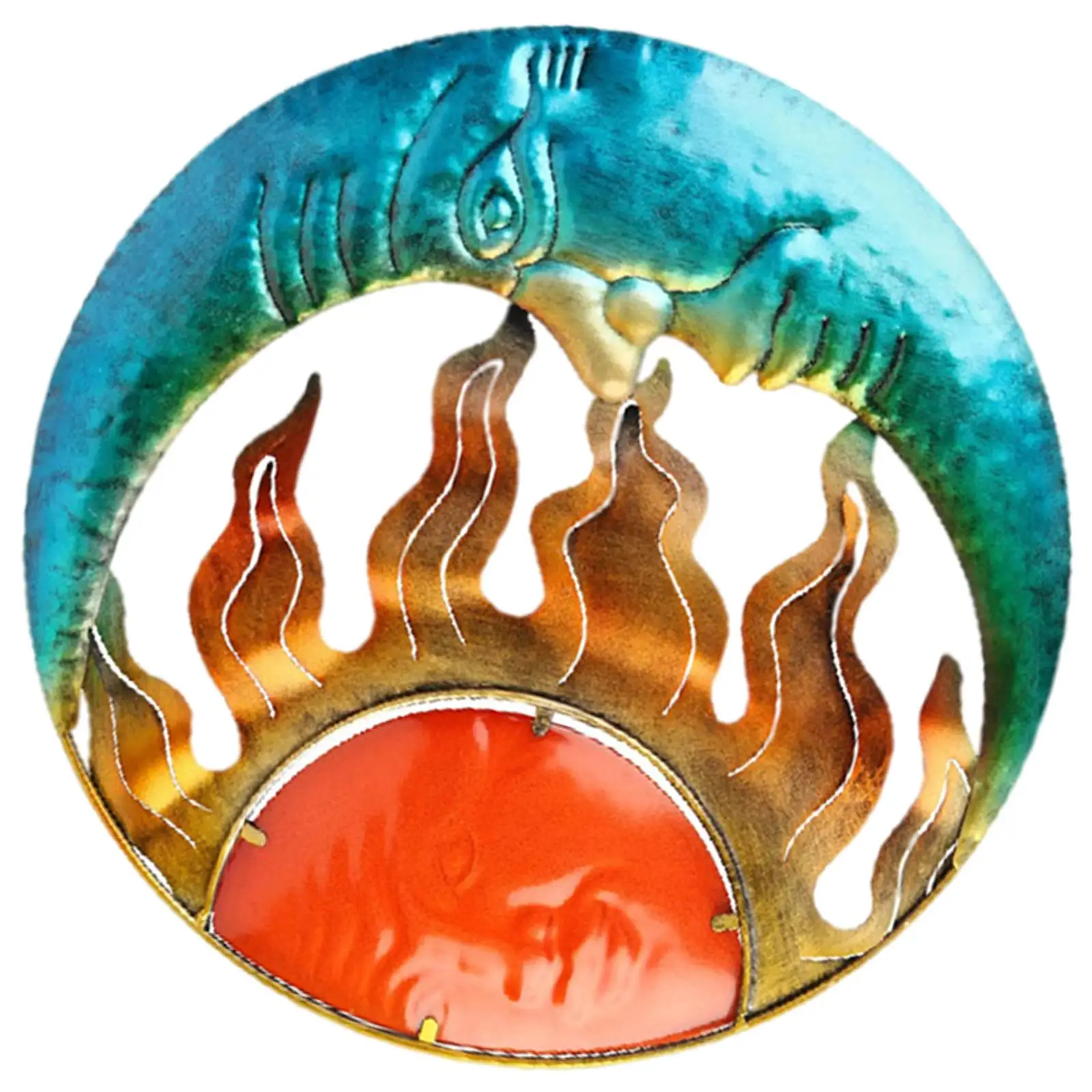 Sun and Art, Garden Fence rations Metal Porch, Home, Balcony, Patio, Outdoor