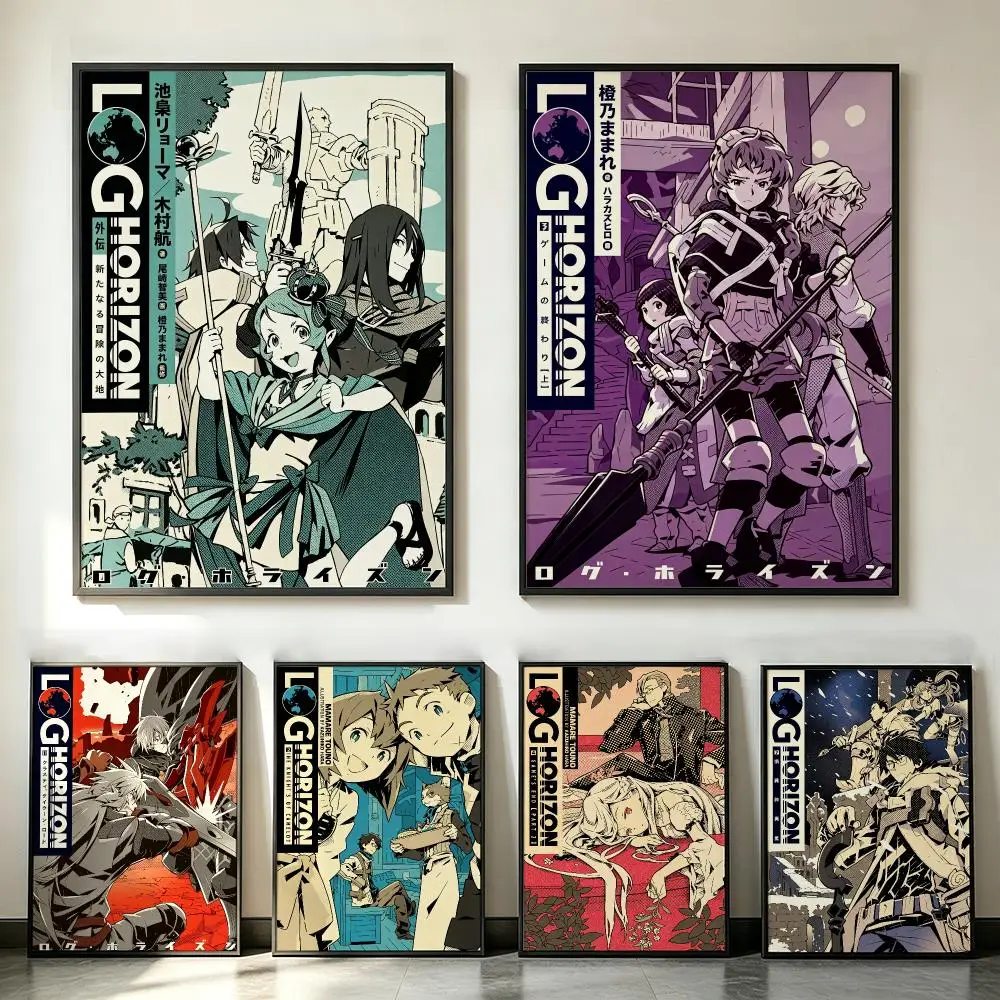 anime Log Horizon Poster Poster HD Trendy SelfAdhesive Wall Art Print For Living Room Bedroom Dorm Office Home Gift