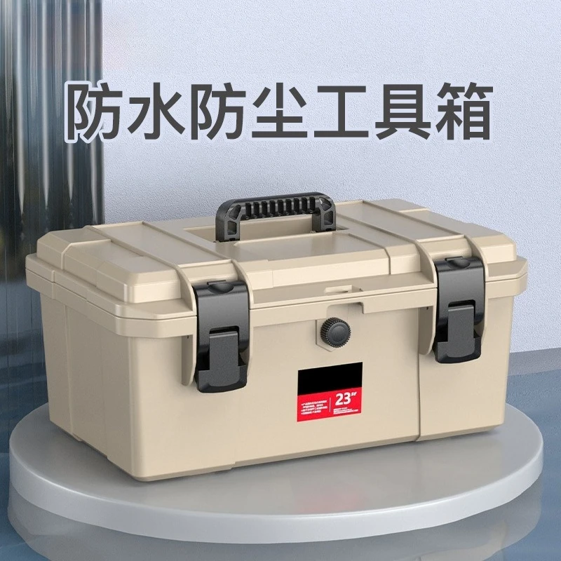 Multi-layer Thickened Waterproof Hardware Tool Box Multifunctional Storage Case for Electrician Household Use