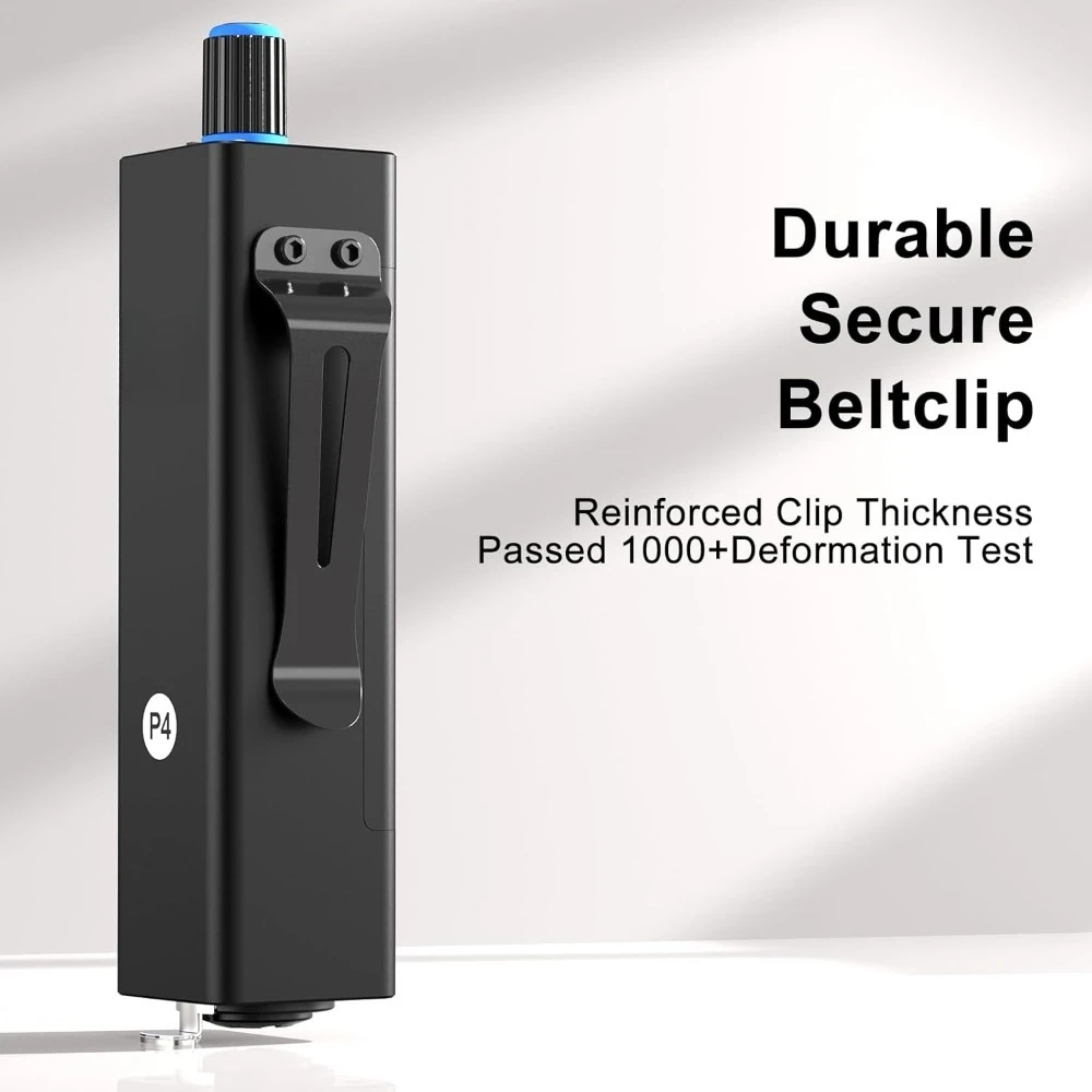 

Upgraded Portable In Ear Monitor Amplifier with Superb Sound Stereo Mono Switch Enhanced Belt Clip