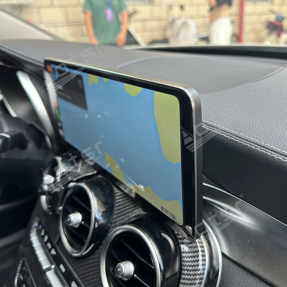 12.8‘’Android 13 Car Radio For Mercedes Benz C Class W205/GLC X253 NTG5.0/5.5/6.0 2015-2019 LCD Digital Dashboard GPS Navigati