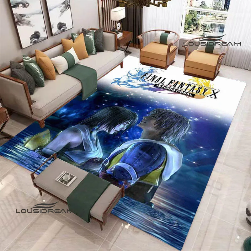 Game FINAL FANTASY Cartoon carpet Non -slip carpet carpets for living Room Washroom Floor Mat Room Decor area rug birthday gift