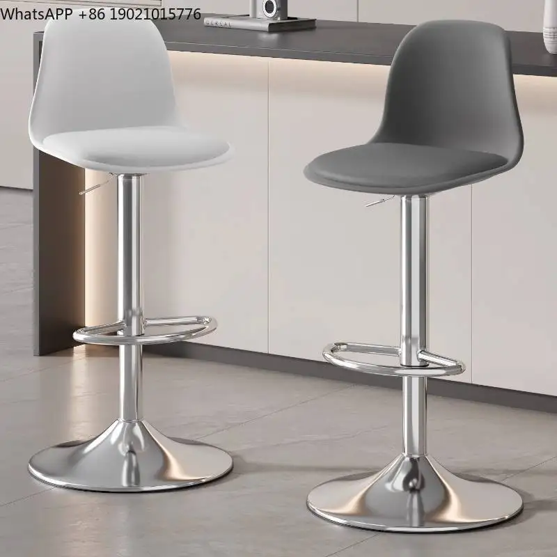 Metal Contemporary Bar Chairs Quality Italian Ergonomic Outdoor Bar Chairs Luxury Design Modern Silla Alta Para Barra Furniture