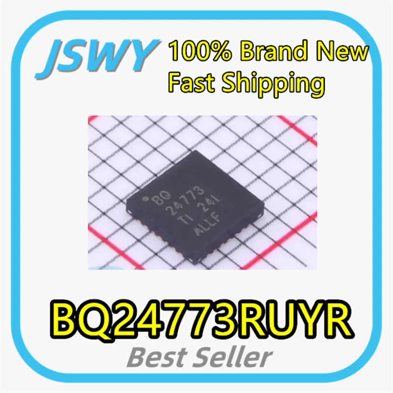 (5/50 pieces) BQ24773RUYR silkscreened BQ24773 SMD QFN28 battery management chip 100% brand new and original fast shipping