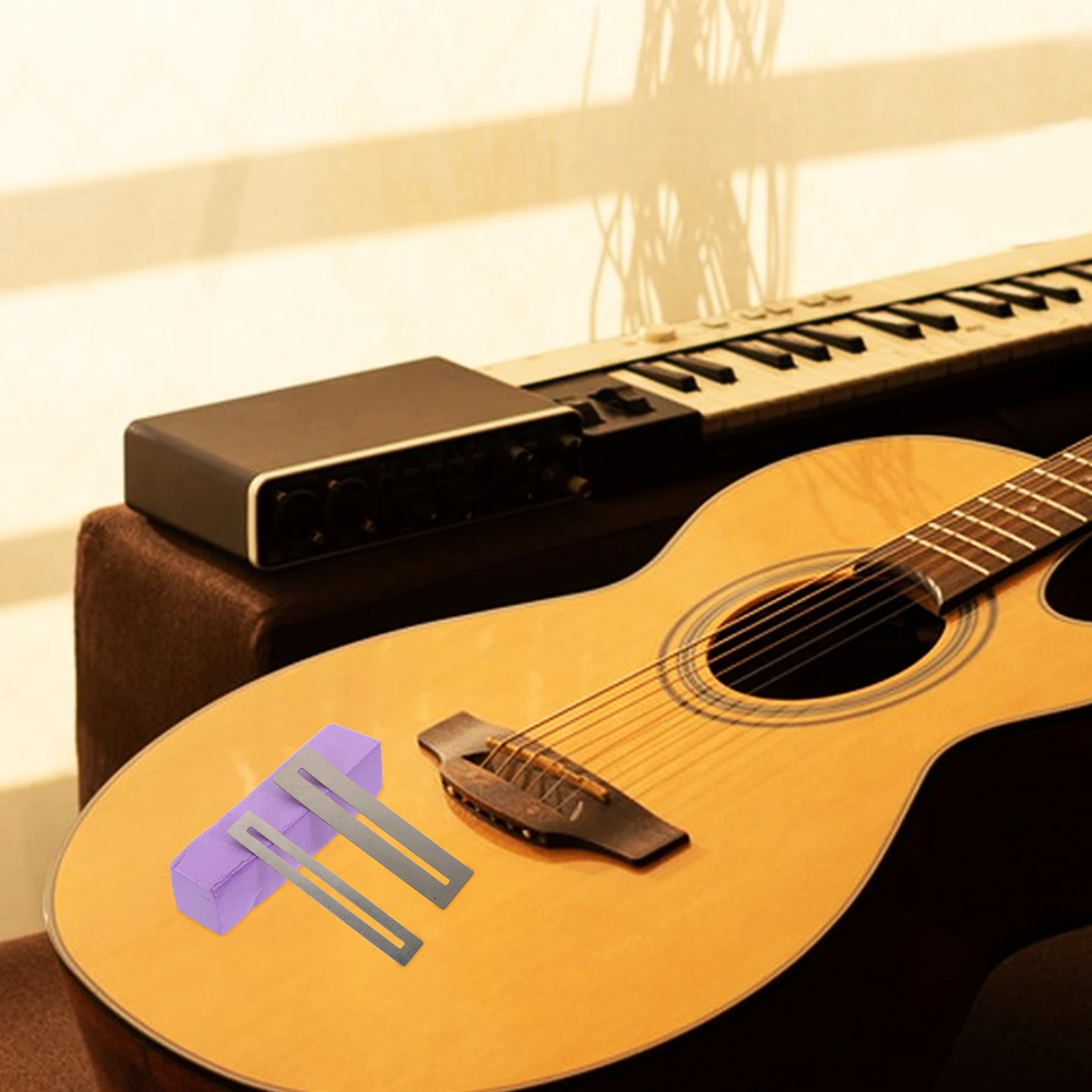 

Guitar Maintenance Tools Fret Finishing Blocks Cleaning Sand Buffing Kits Metal
