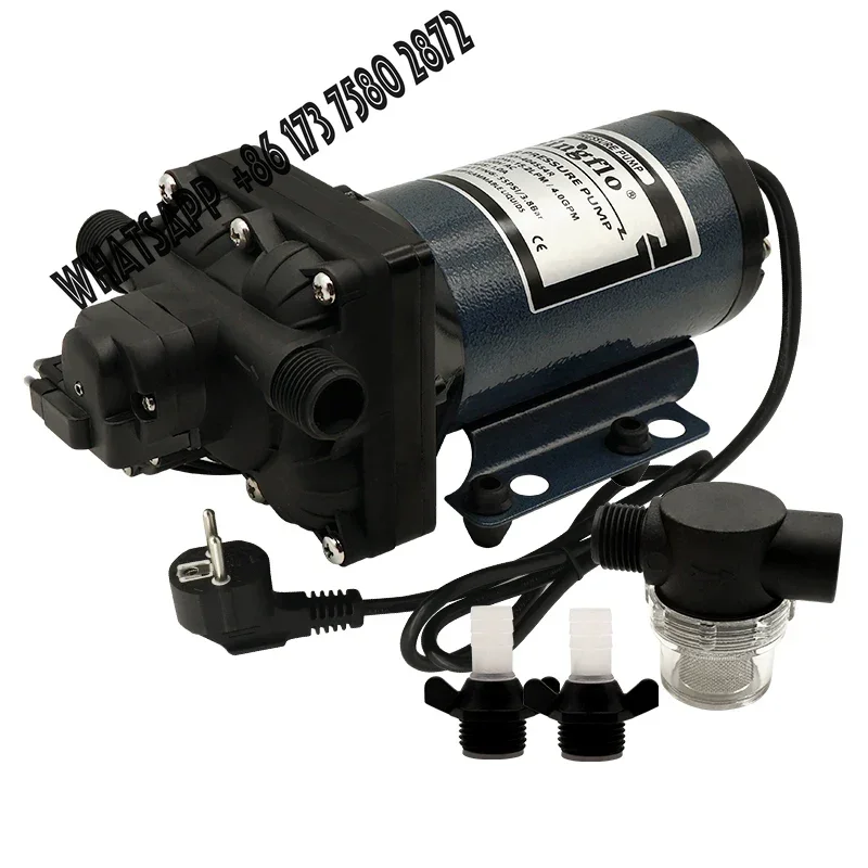 

Насос для чистой воды Singflo 220VAC с высокой производительностью - 4GPM 55PSI, с наружным резьбовым соединением, эффективный для перекачки воды для кемперов, автодомов, душевых, распылителей