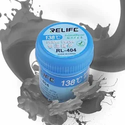 RELIFE RL-404 Lead-free Low Temperature 138℃ Solder Flux Paste Soldering Tin Cream Welding Fluxes For PCB BGA/SMD Welding Fluxes