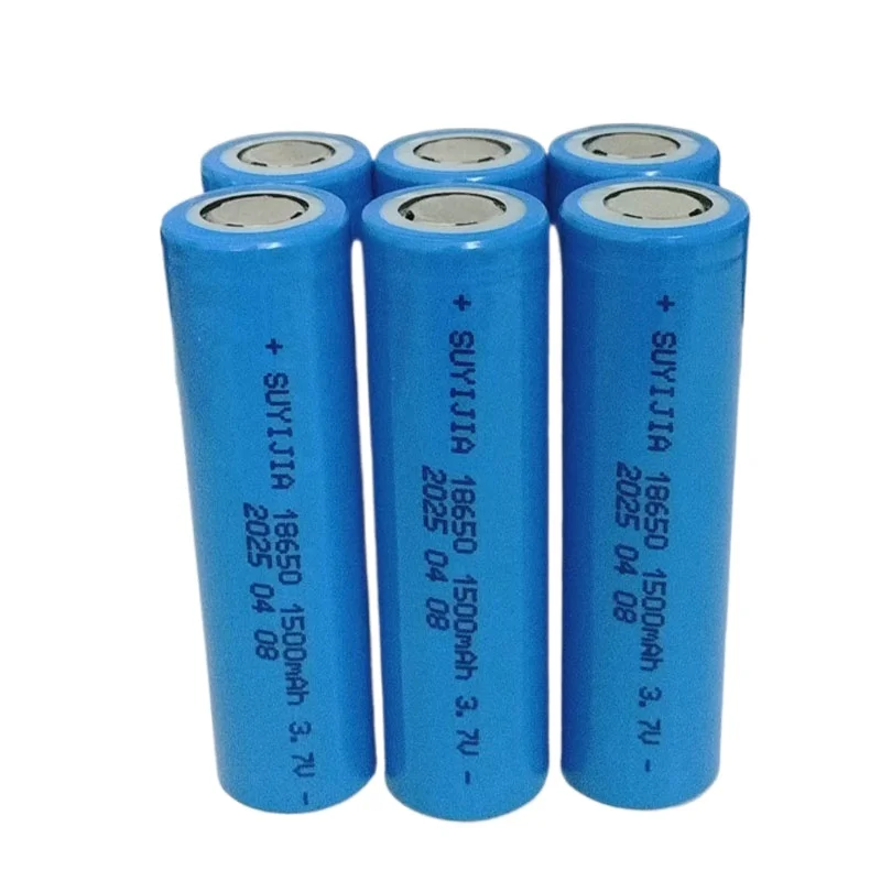 18650 بطارية 3.7 فولت 1500 مللي أمبير بطارية ليثيوم قابلة للشحن بطارية ليثيوم لون ليثيوم بو للمصابيح الأمامية مروحة صغيرة مؤشر ليزر مصباح يدوي #2