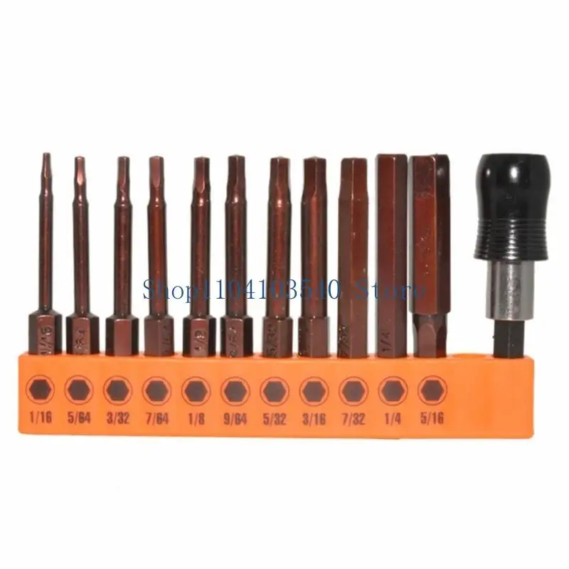 02DC 23PCS 60 мм Allen Bit BIT BIT BIT SET MAGINET DRILE BIT 60 мм