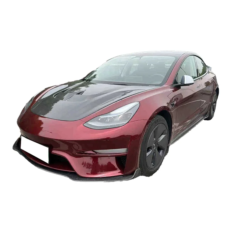 original conversion front rear bumper side skirt lip diffuser spoiker wing hood body kit for model 3 rebot body kit