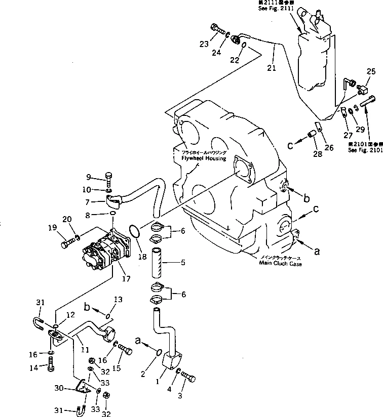 

Bulldozer Parts Hydraulic Tandem Pump 07400-40500 Hydraulic Gear Pump For Komatsu D60AVP D70 Bulldozer