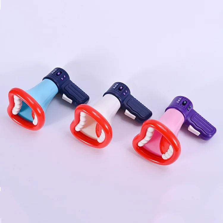 1Pc Voice Changer Small Horn Electronic Amplifier Megaphone Speaker Kid Creative Novelty Souvenir Tricky Funny toy Colorful