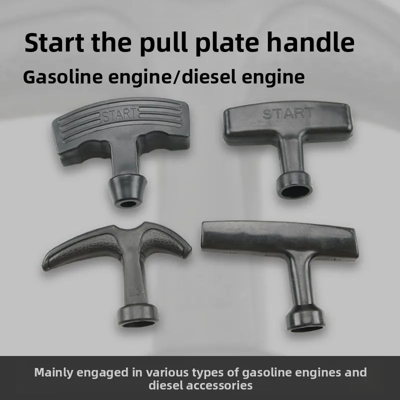 Kettensäge, Rasenmäher, Motorzubehör, Zugfach, passender verdickter Griff, Starter-Zuggriff