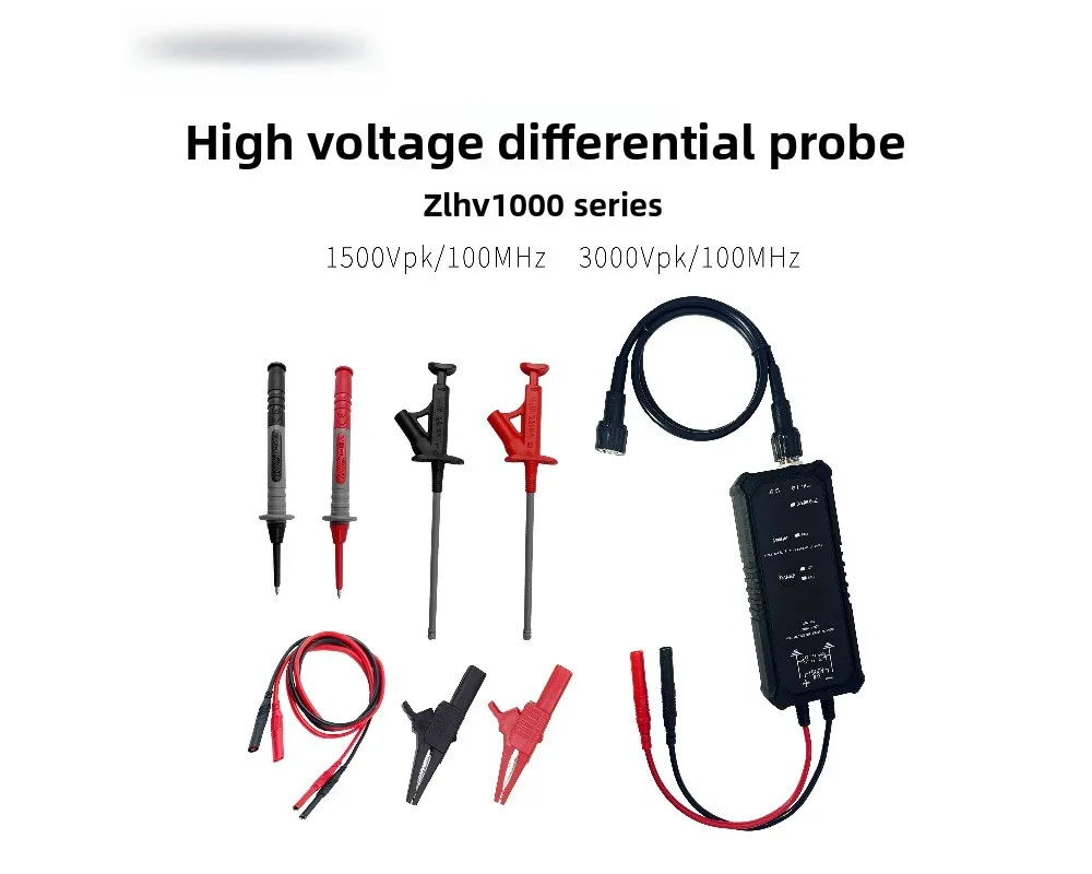 High Voltage Differential Probe Oscilloscope Voltage Probe 50M/100M 1500V/3000V ZLHV1150 Universal
