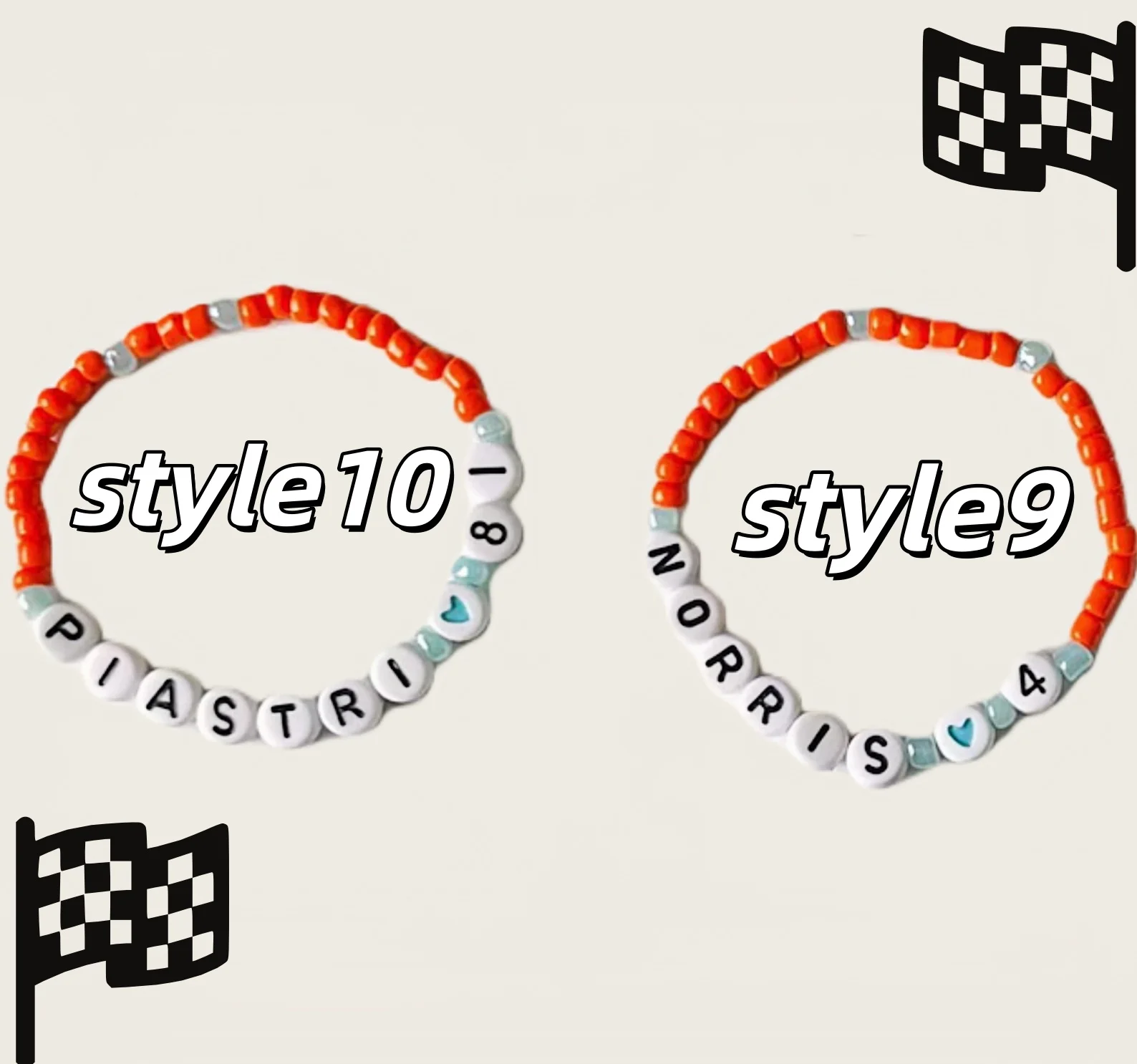 شبكة F1 مصنوعة يدويًا مستوحاة |   سوار الصداقة المطرز للسائقين هدية إبداعية