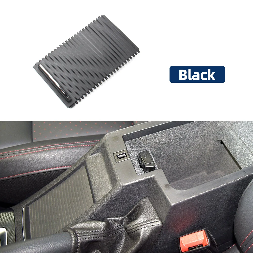 

Замена 2010-2016 центральная консоль подлокотник коробка рулонные шторы для Citroen C5 передний держатель стакана для воды крышка затвора XTLC5