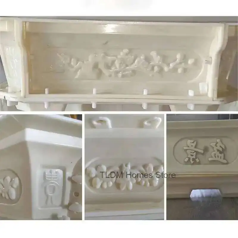 

Plastic Concrete Vase Mold Garden Decoration Durable Outdoors Abs Bonsai Diy New Chinese Gardening Flower Pot Mould t Hot