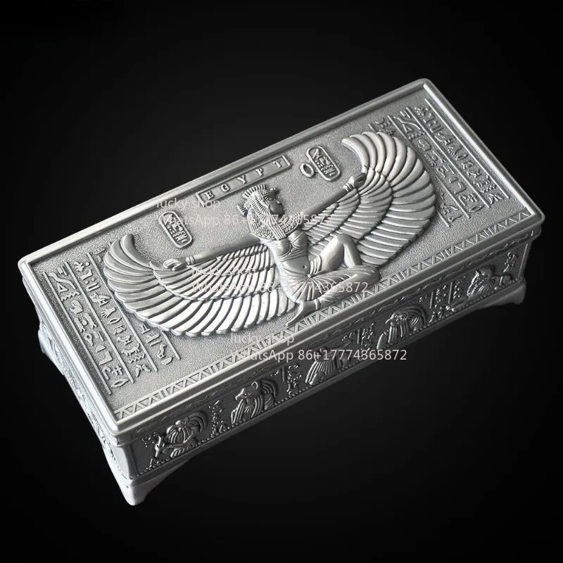 Ancient Egypt Mysterious Retro European Princess Jewelry Box Large Jewelry Ring Box Jewelry Storage Box