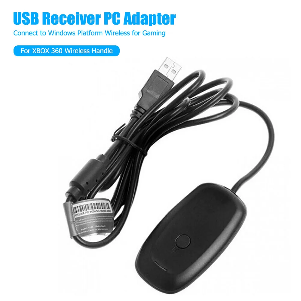 Receptor USB Profesional Compatible con Sistemas Windows XP/Vista, Receptor USB para Control Inalámbrico de Xbox 360