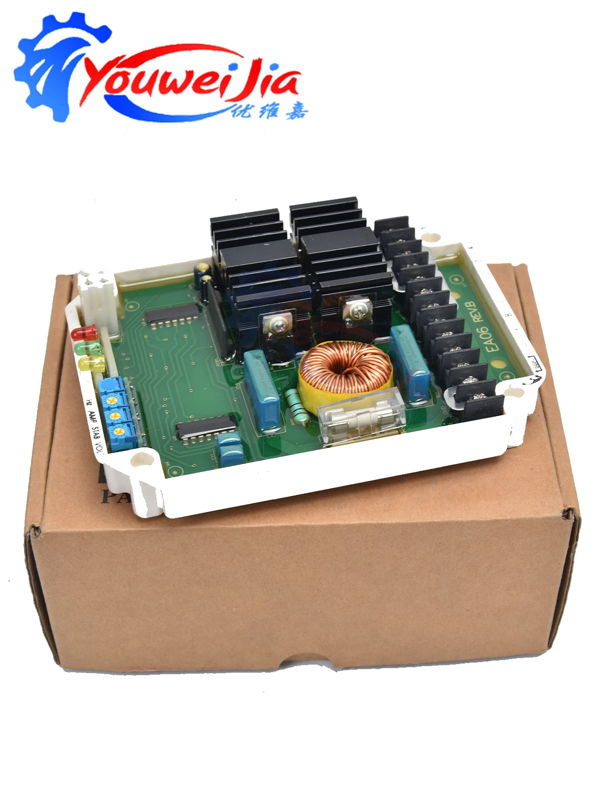 EA06A AVR Kutai Generator Automatic Governor Stabilizer Board, Used for 500kw Diesel Generator Set