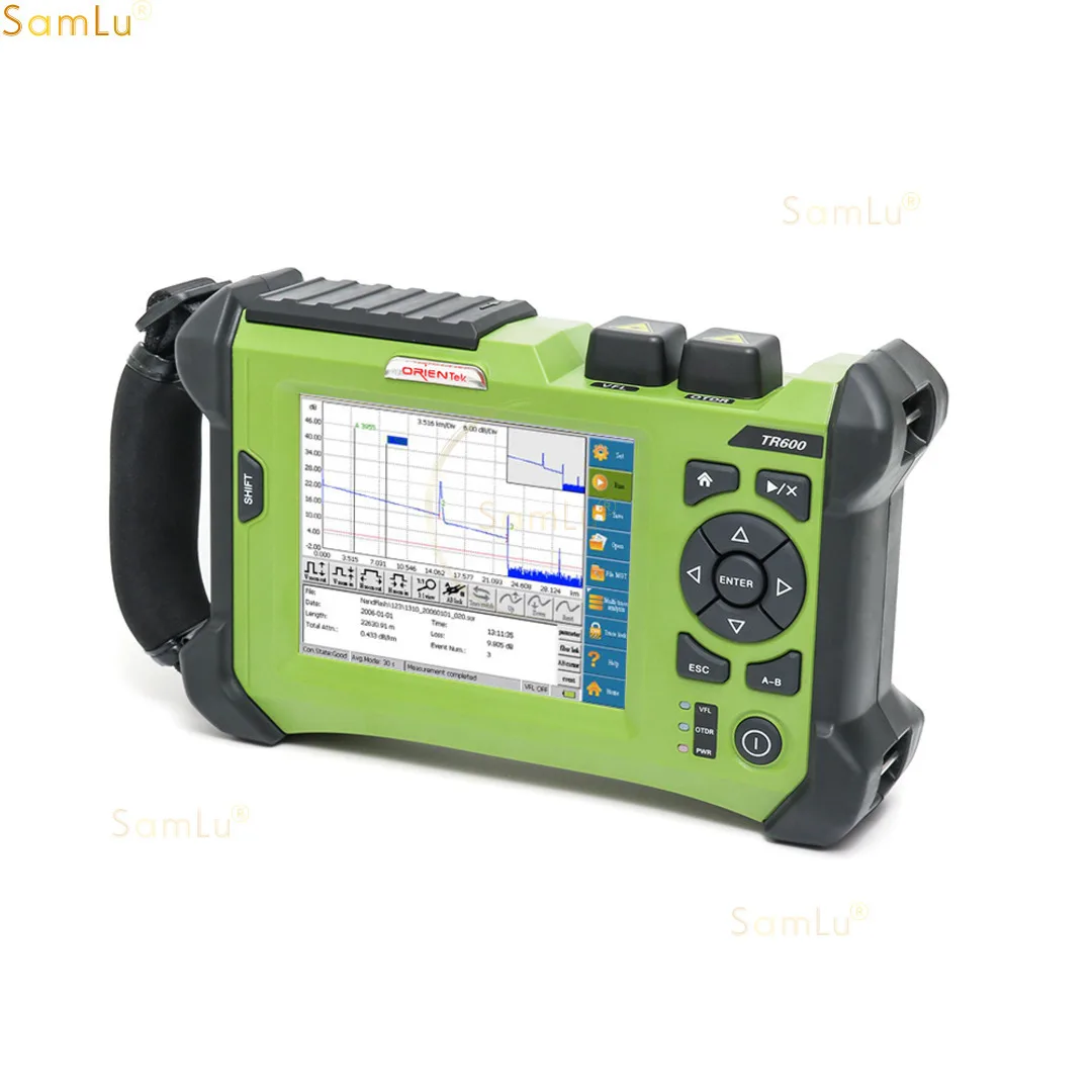 FTTH  OTDR De Fibra Optica TR600 OTDR Fiber Optic FC SC LC Conector Optical Time Domain Reflectometer OTDR