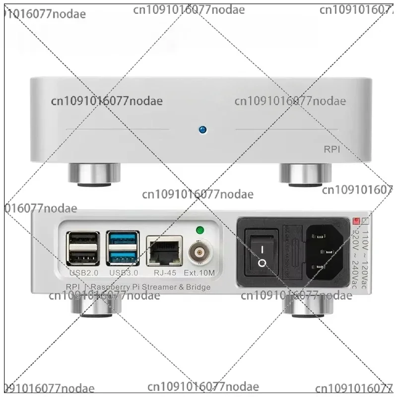 

Silvery RPI Streaming Digital Music Turntable Roon HiFi Audio Player Raspberry Pi Streamer & Bridge