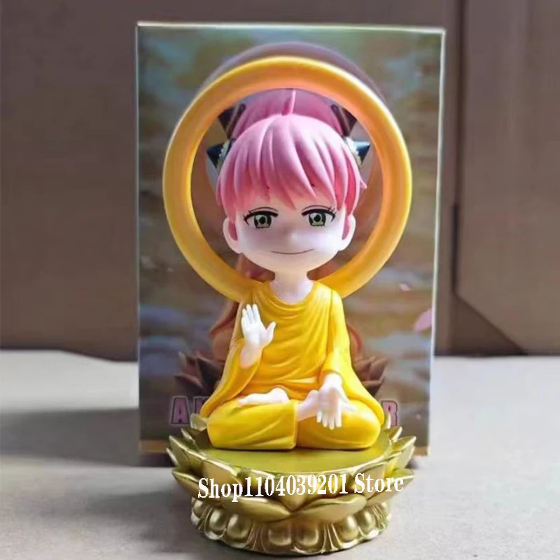 Anime Kawaii Spy X Family Figurines Action Buddha Anya Forger Figures Cartoon Model 12cm PVC Collection Decoration Toy Gift