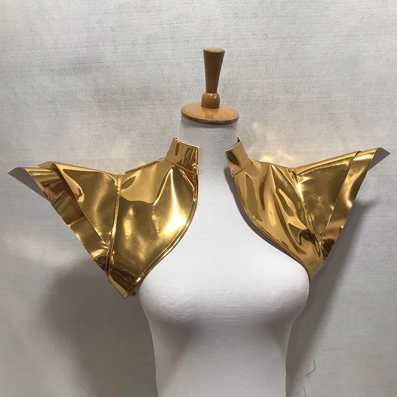 الليزر تحلق الكتف سترة المرأة الجاز منصات الكتف ملهى ليلي Dj Ds مرحلة الأداء اكسسوارات القطب الرقص الزي