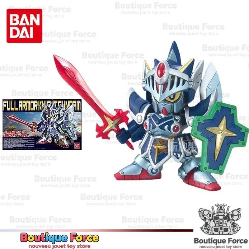 

Bandai Gundam SD BB Warrior Full Armor Knight Gundam Model Kit Anime Figure Action Toy Genuine Collectible for Fans Children