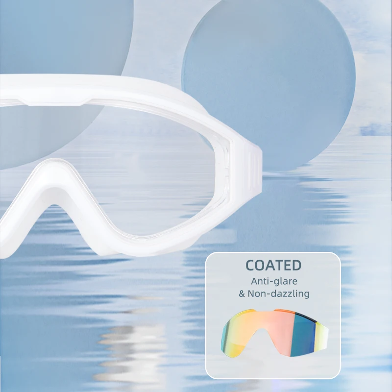 Aquaplay gafas de natación con lentes de silicona impermeables y antivaho, alta definición, profesional, carreras, buceo, esnórquel