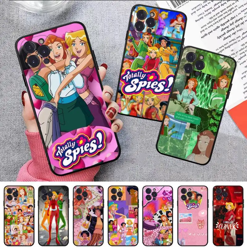 Disney Totally Spies Phone Case For iPhone 8 7 6 6S Plus X SE 2020 XR XS 14 11 12 13 Mini Pro Max Mobile Case