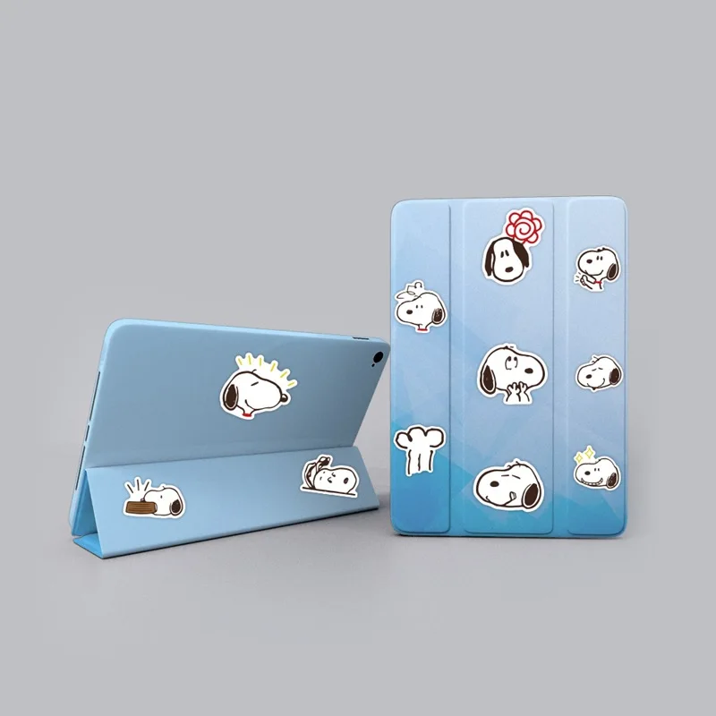 40pcs Snoopy Cute Cartoon Dog Graffiti Handbook Material Mobile Phone Case Luggage Waterproof Sticker