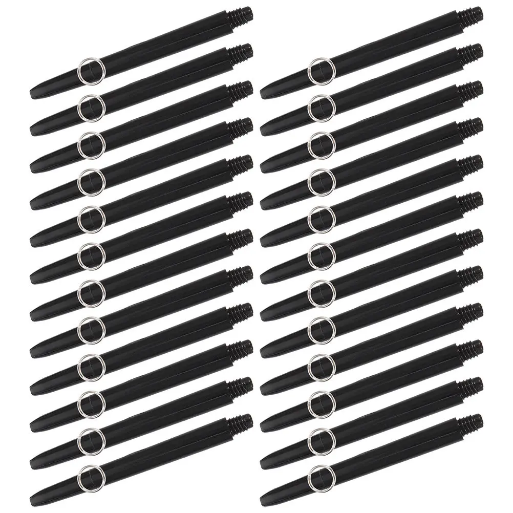 100Pcs Nylon Dart Shafts for Steel Tip Professional Threaded Replacement Shafts Improved Flight Stability Control Training