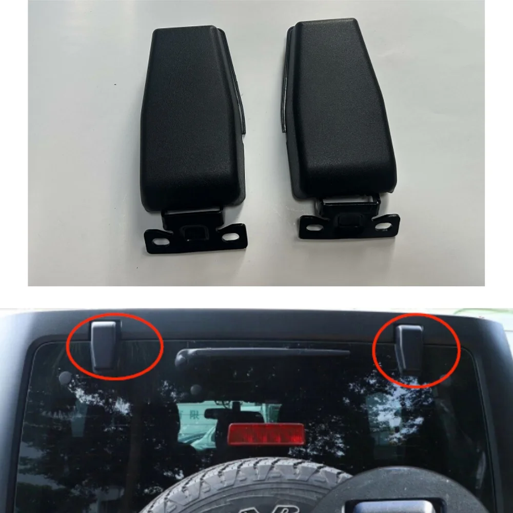 

1 Pair Black ABS Rear Tail Gate Window Hinge for Jeep Wrangler JK 2007-2017 J410