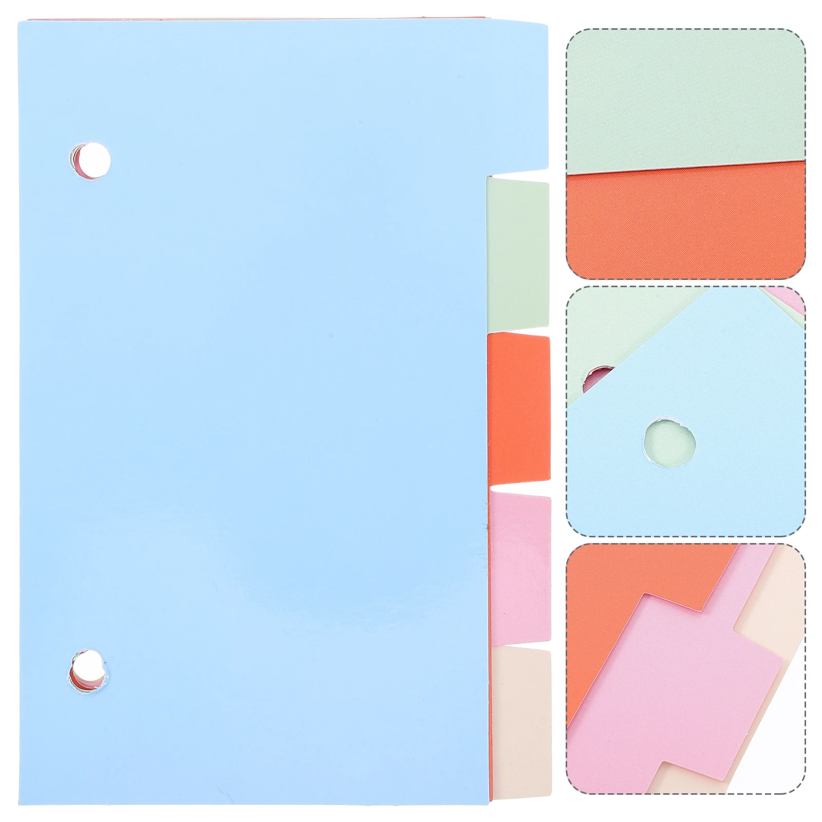 

15 Sheets Index Card Bookmark Notebooks Divider Dividers Tabs Coated Paper for Notepad