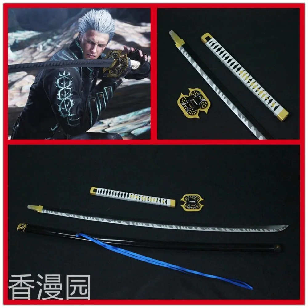 Vergil Yamato Cosplay Sword Accessory for Halloween Party Photo Shooting