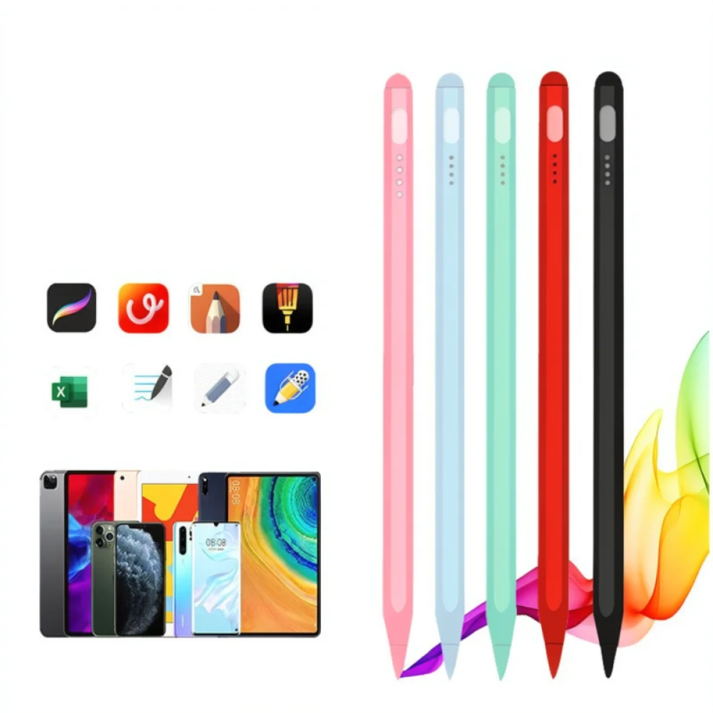 Universal Active Capacitive Pen For For IPad Android Tablet For Huawei Touch Screen Stylus Metal Magnetic Precise Drawing Pencil
