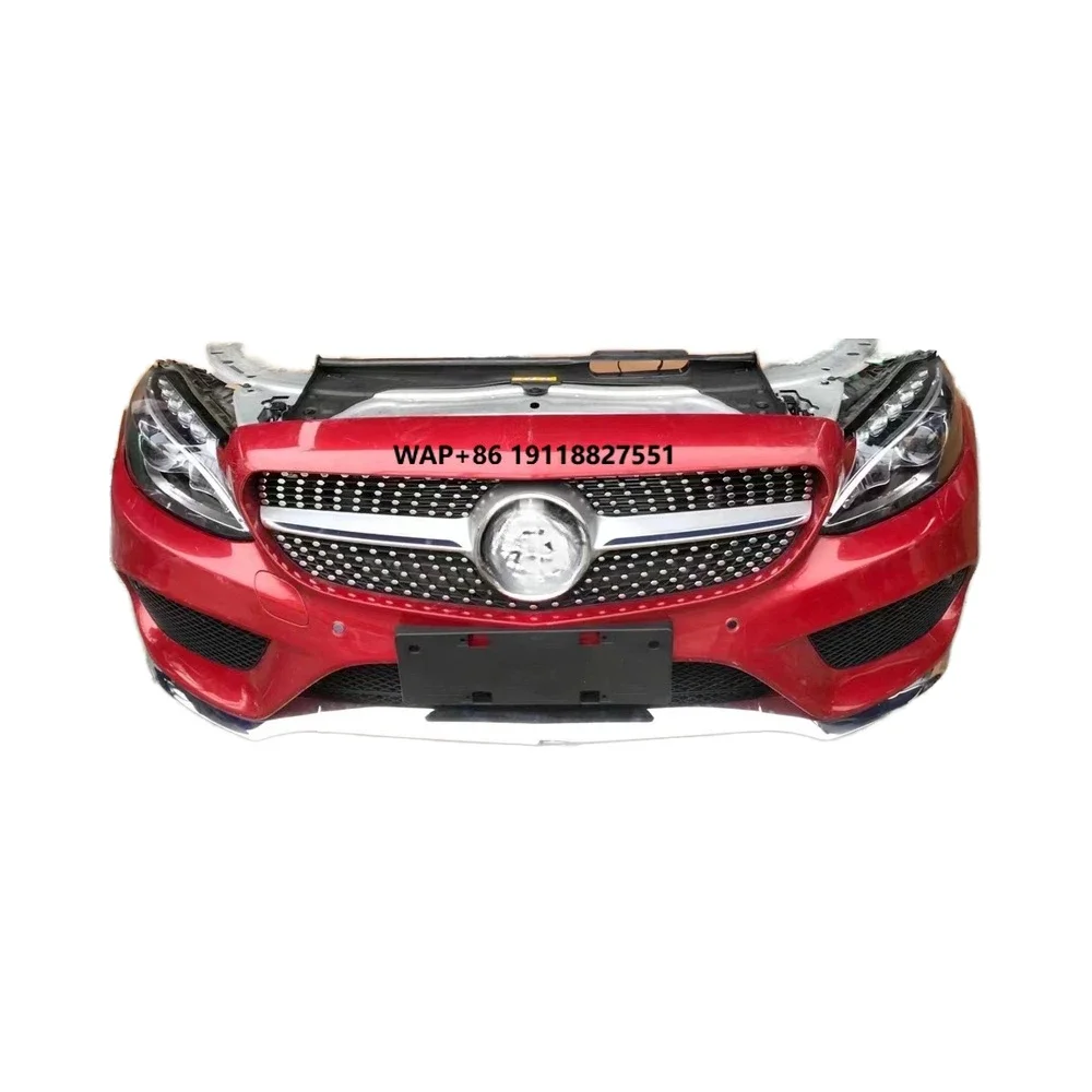 

High Quality Front Bumper Assembly for C-Class W205 Easy Installation Plastic ABS Material Auto Upgrade