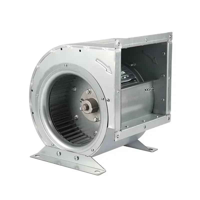 9-9 Dual Inlets Forward Curved Commercial Kitchen Hood Exhaust Centrifugal Blower EC AC Centrifugal Fan 550W 220V 50/60Hz