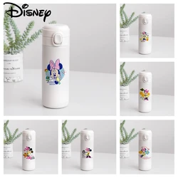 Disney Minnie Mouse Thermos Cup Large Capacity Small Lightweight Carrying Face Value Water Cup Stainless Steel Kettle Female New