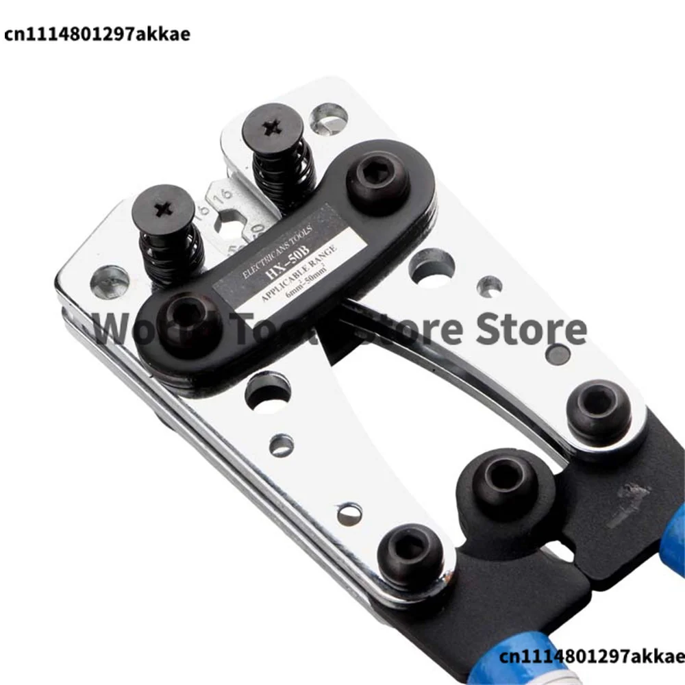Cross Border HX-50B Crimping Pliers,Bare Terminal ,Cable,6-50 Cold Pressed Stripping - view 4