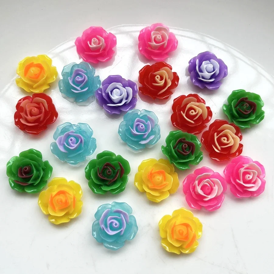 30Pcs Flat Back Res… - image