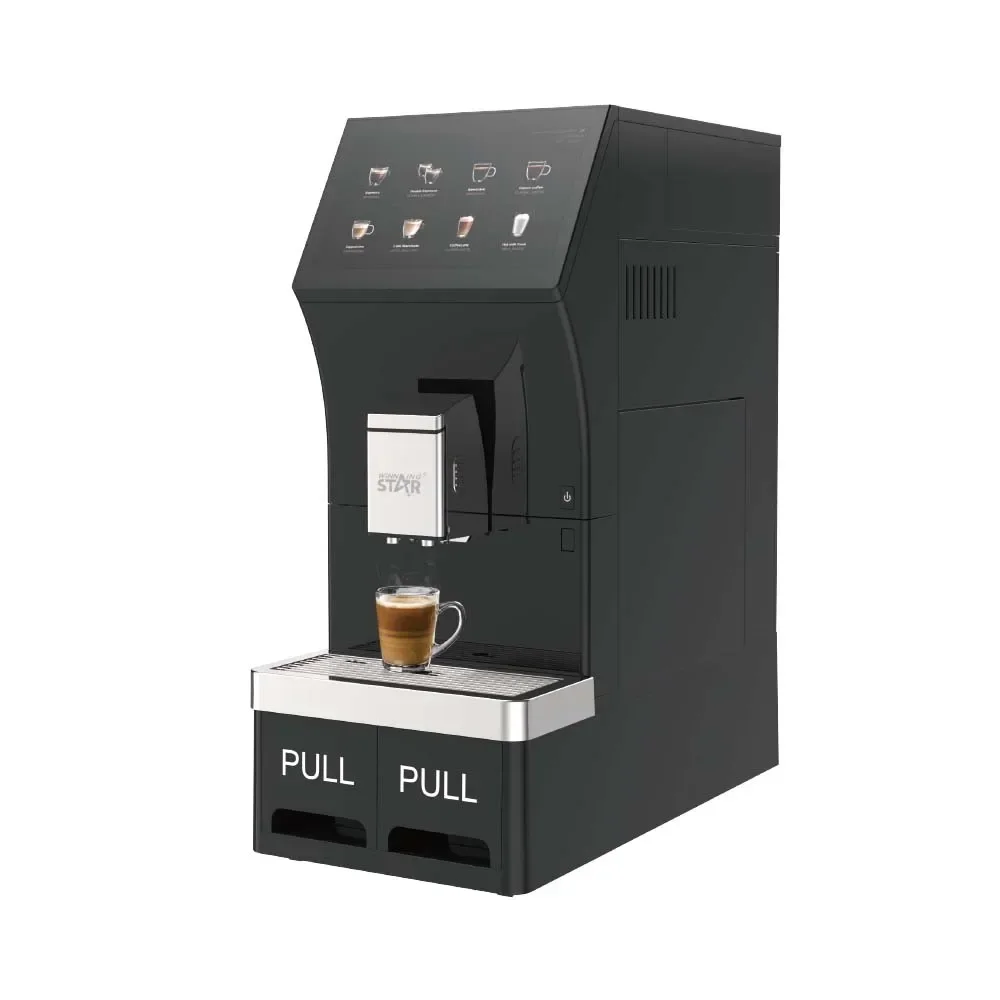 

A For ST-9880 Espresso Coffee Machine Coffee Maker 15 Bar Touch Screen Fully Automatic Coffee Machine for Business