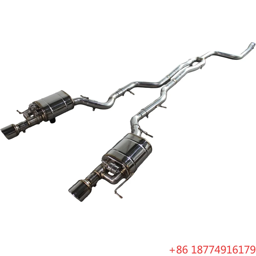 

OBM MM High Performance Ss304 Catback Exhaust Pipes for XE XEL XFL XJL F-PACE with Muffler Valve System