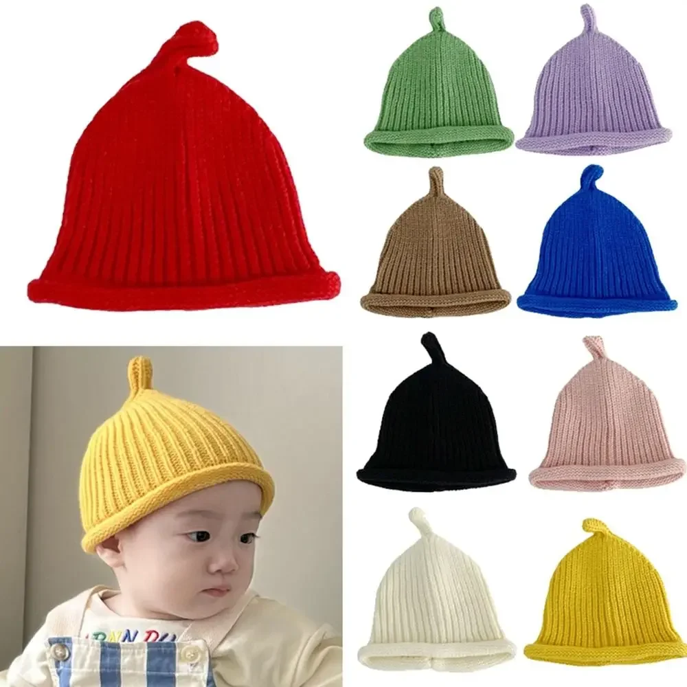 

Fashion Warm Baby Knit Cap Headwear Windproof Winter Warm Hat Cartoon Infant Hedging Hat Newborn