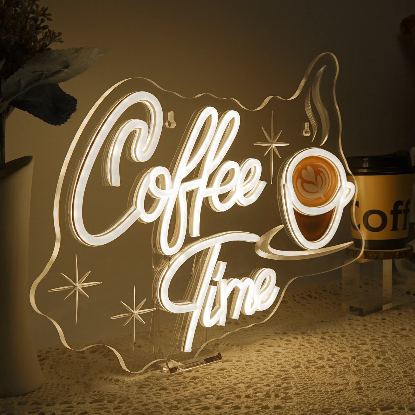 Kahve Zamanı Neon Tabela UV Ba - Commercial Printing Business incelemesi ve fiyatı