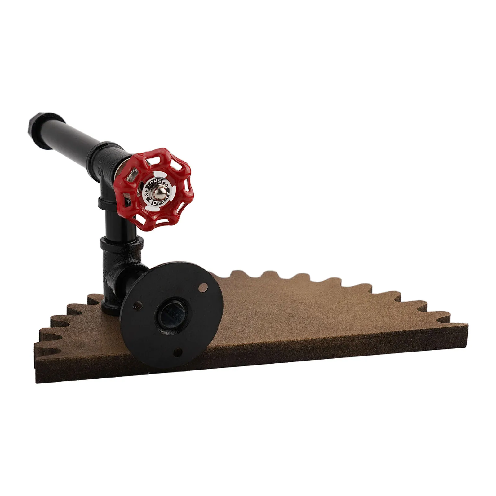 Office Shelf Toilet Holder Towel bar Unique design Wood Coffee Industrial Pipe Bracket Retro Roller Office Shelf