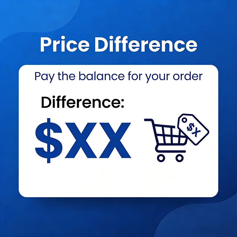 

Extra Postage Fee Shipping Cost Difference Payment Link Order Pay Additional Freight According Actual Amount Required